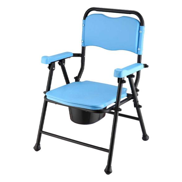 Foldable Toilet Chair na May Balde At Takip