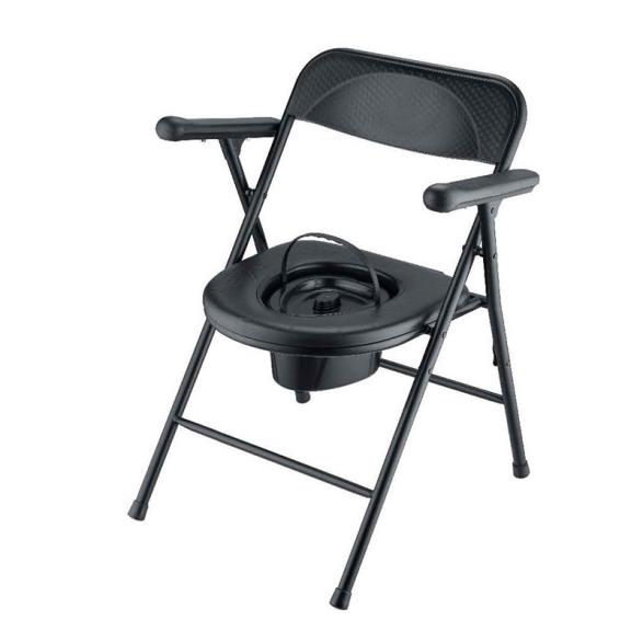 Folding Toilet Chair na May Balde At Takip