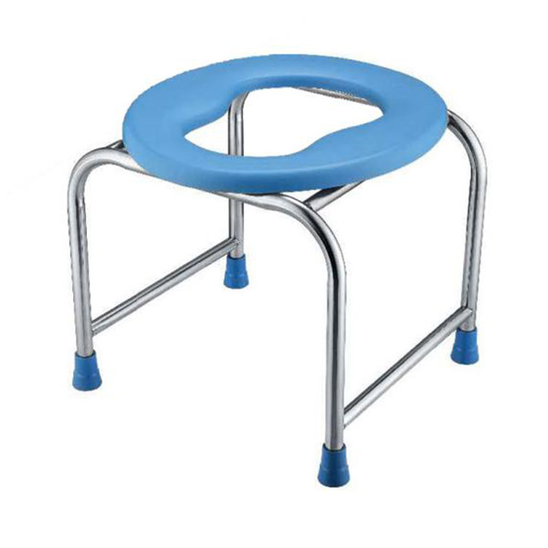 Magaan na Stainless Steel Toilet Stool