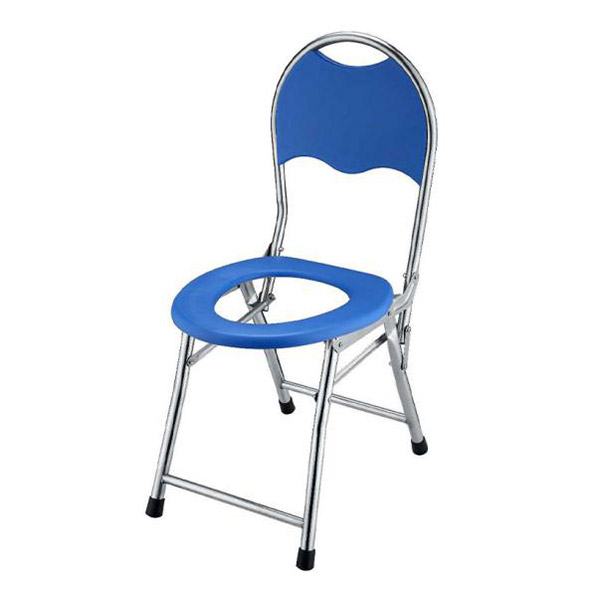 Hindi kinakalawang na Steel Commode Chair